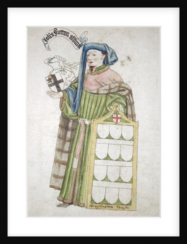 John Sutton, Sheriff of London 1440-1441, in his aldermanic robes by Roger Leigh