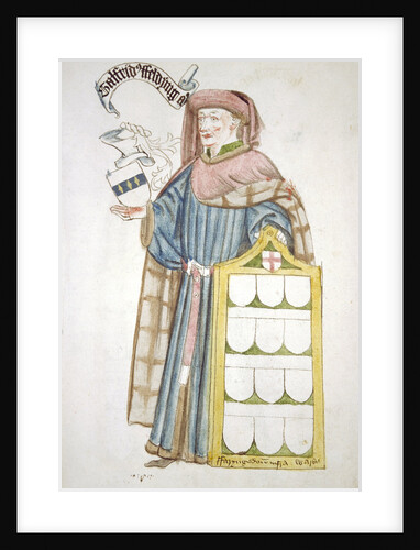 Geoffrey Feldynge, Lord Mayor of London 1452-1453, in aldermanic robes by Roger Leigh