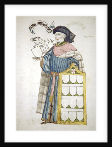 Thomas Catteworth, Lord Mayor of London 1443-1444, in aldermanic robes by Roger Leigh