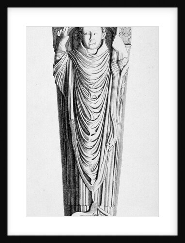Effigy of a bishop, Temple Church, City of London by Charles Alfred Stothard
