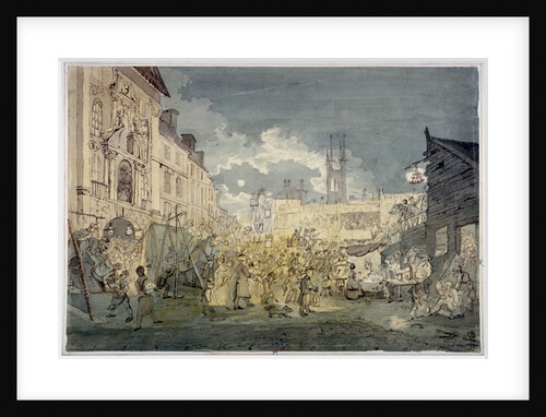 Bartholomew Fair, West Smithfield, City of London by John Nixon