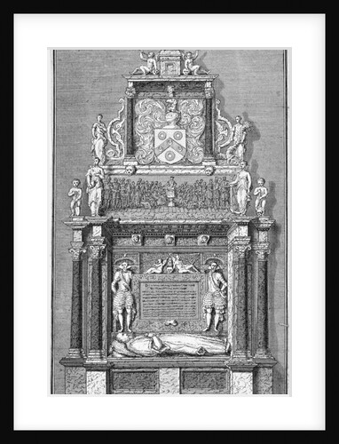 Memorial to Thomas Sutton in the chapel of Charterhouse, Finsbury, London by Anonymous