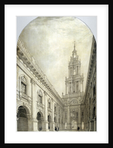 Design for the new Royal Exchange by Frederick Mackenzie