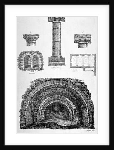 Details of the remains of Prior of Lewes' Inn, Tooley Street, Bermondsey, London by Anonymous