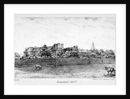 Bonner's Hall, Bethnal Green, London by J Rawlings