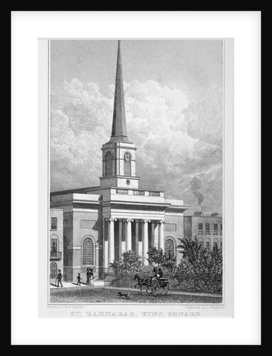 Church of St Barnabas, King Square, Bunhill Fields, Finsbury, London by John Cleghorn