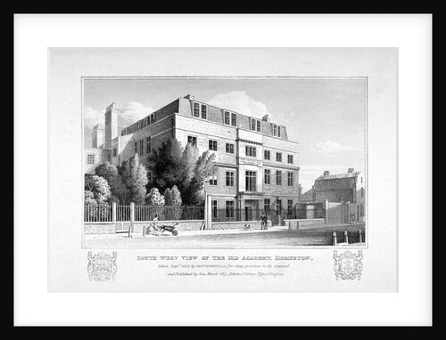 South-west view of the King's Head Academy, Homerton, Hackney, London by Anonymous