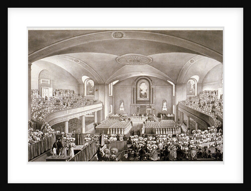 Interior of the Church of St John at Hackney, London by Anonymous