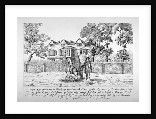 View of a building known as Barber's Barn, Mare Street, Hackney, London by Anonymous