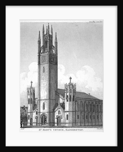 Church of St Mary Haggerston, Hackney, London by Anonymous