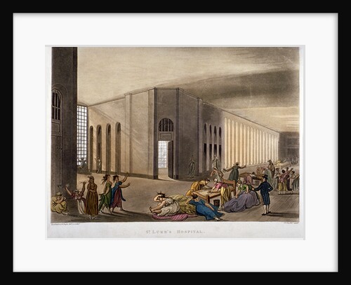 Interior view of St Luke's Hospital, Old Street, Finsbury, London by Joseph Constantine Stadler