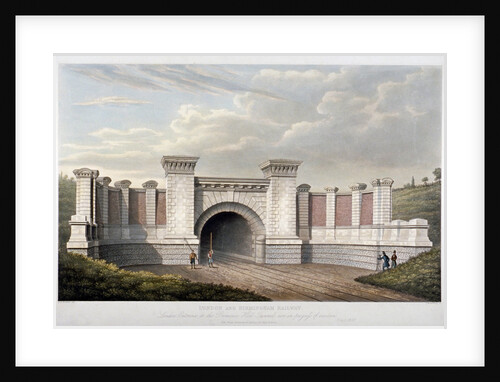 Primrose Hill Tunnel of the London and Birmingham Railway by C Rosenberg