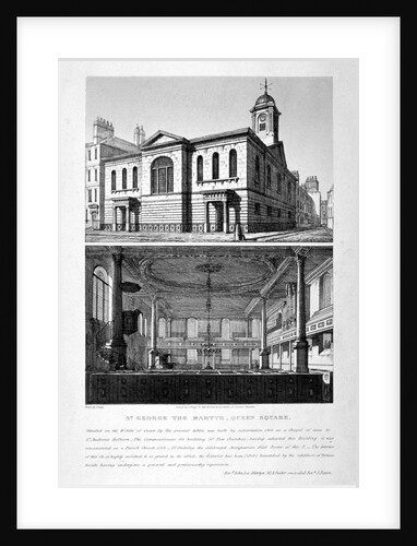 Church of St George the Martyr, Queen Street, Holborn, London by John Coney