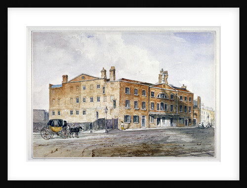 Premises of George March, licensed rectifier, in Cobham Row, Holborn, London by Anonymous