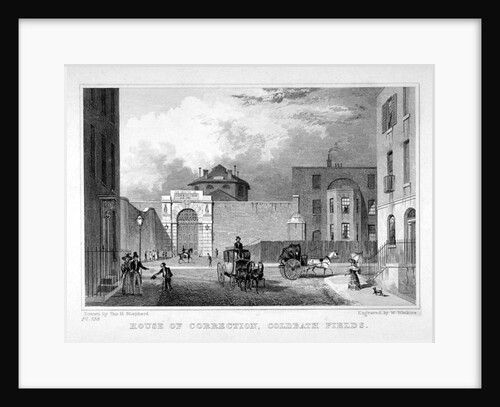 Cold Bath Fields Prison, Finsbury, London by W Watkins