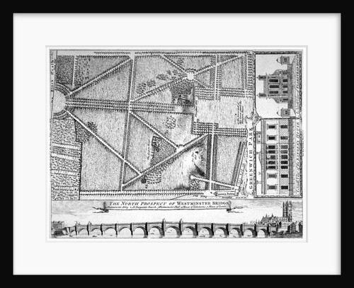 Plan of Greenwich Park, Greenwich, London by Anonymous