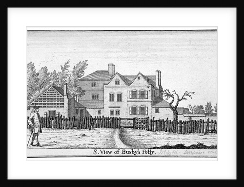 View of Busby's Folly, Islington, London by Clement Lempriere