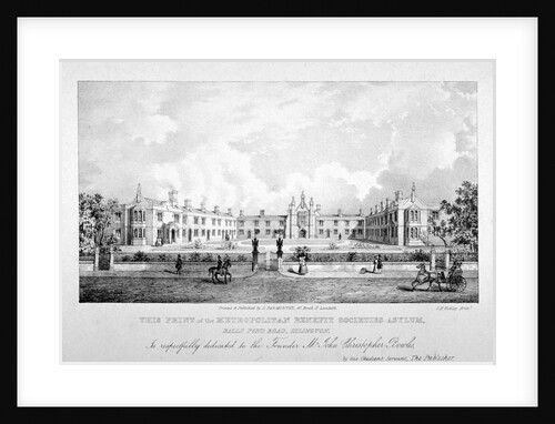 The Metropolitan Benefit Societies' Asylum, Balls Pond Road, Islington, London by Anonymous