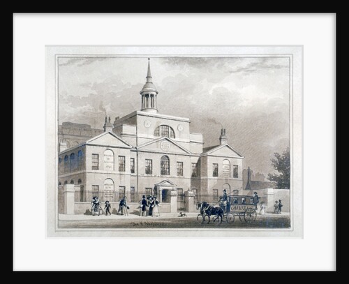 City of London Lying-In Hospital, City Road, Finsbury, London by Thomas Hosmer Shepherd