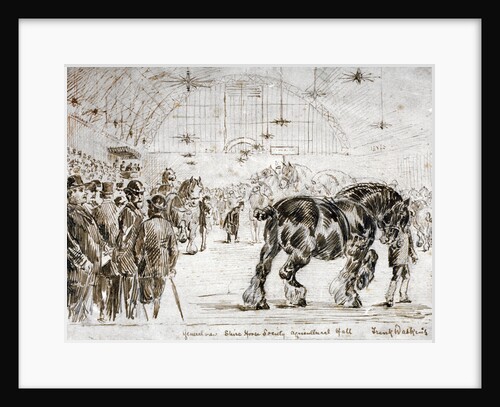 Meeting of the Shire Horse Society in Islington's Agricultural Hall, London by Frank Watkins