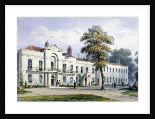 View of Brompton Lodge, Kensington, London by Thomas Hosmer Shepherd