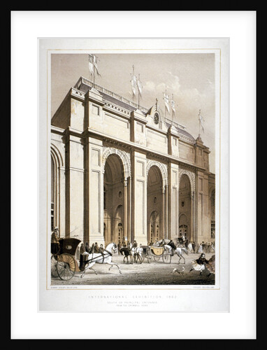 Site of the 1862 International Exhibition, Cromwell Road, Kensigton, London by Robert Dudley