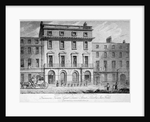 Freemasons' Tavern, Great Queen Street, Holborn, London by Samuel Rawle