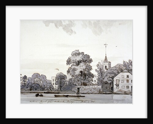 View of All Saints Church, Fulham, London by Andrew Picken