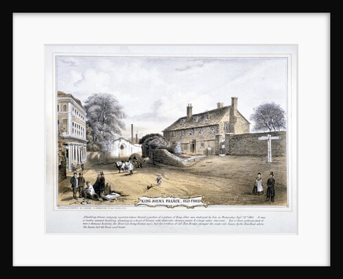 View of King John's Palace, Old Ford, Poplar, London by C Coghlan