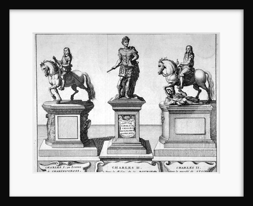 Statues of Kings Charles I and II by Anonymous