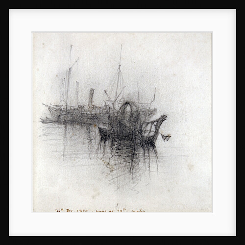 Study of Shipping by John Ruskin