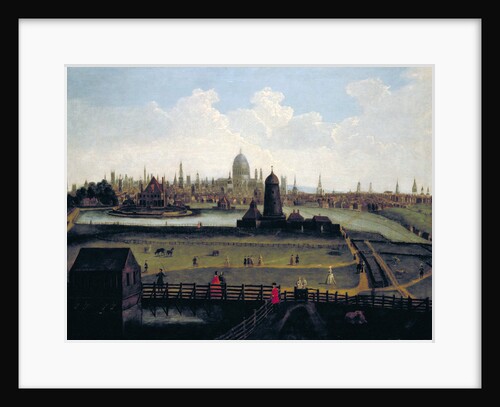 Prospect of the City from the North, London by Anonymous