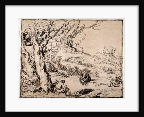 Timon and Apemantus by Sir John Gilbert