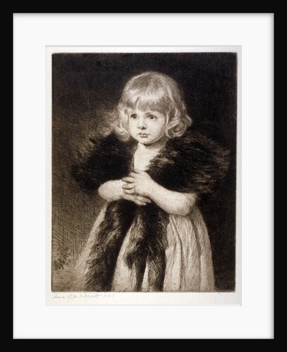 Miss Mildred Carter - Grandmother's Boa by Anna Lea Merritt