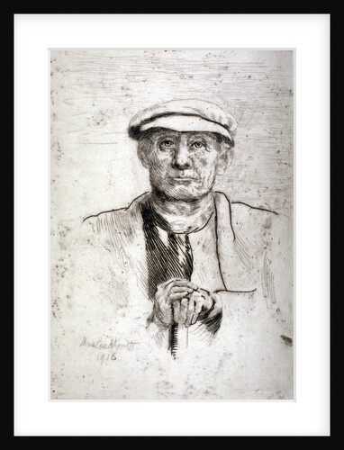 Old Man in a Flat Cap by Anna Lea Merritt