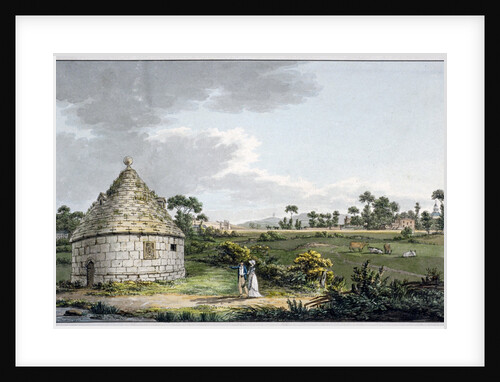 The Bayswater Conduit, with a distant view of the Paddington Canal, London by Charles Tomkins