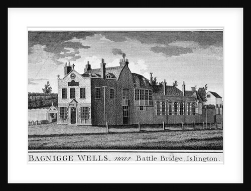 Bagnigge Wells near Battle Bridge, London by Anonymous