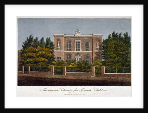 The Freemasons' Charity School for Girls, Westminster Bridge Road, Lambeth, London by John Pass