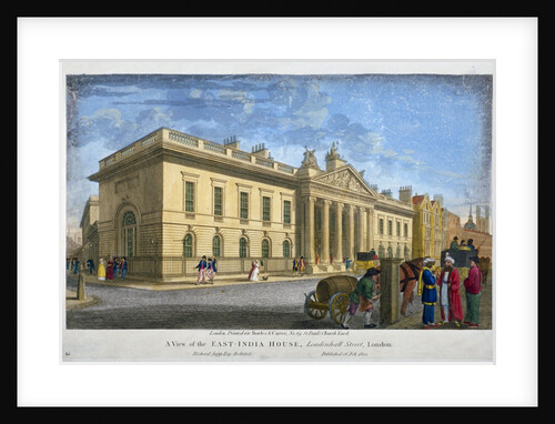 North view of East India House, Leadenhall Street, City of London by Anonymous