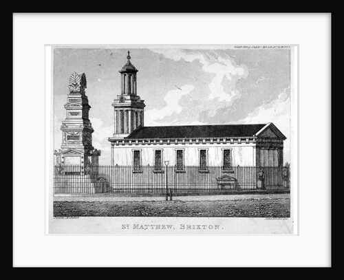 Church of St Matthew, Brixton, Lambeth, London by Anonymous