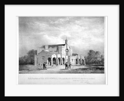 Stockwell Grammar School, Lambeth, London by George Barnard