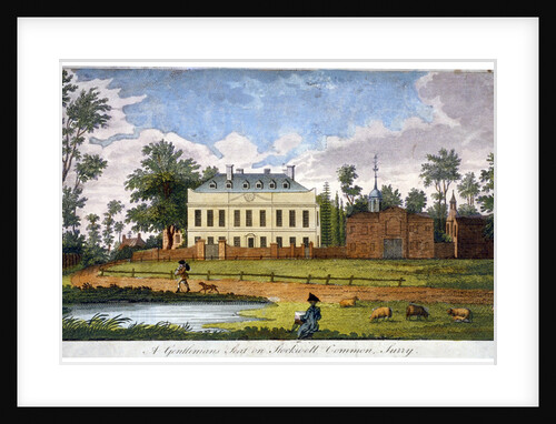 A gentleman's seat on Stockwell Common, Lambeth, London by Anonymous