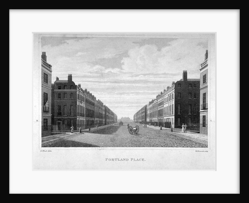 Portland Place, Marylebone, London by William James Bennett