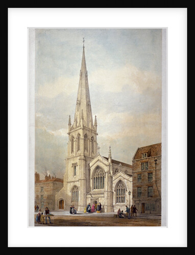 St Andrew's Church, Wells Street, Marylebone, London by Day & Haghe