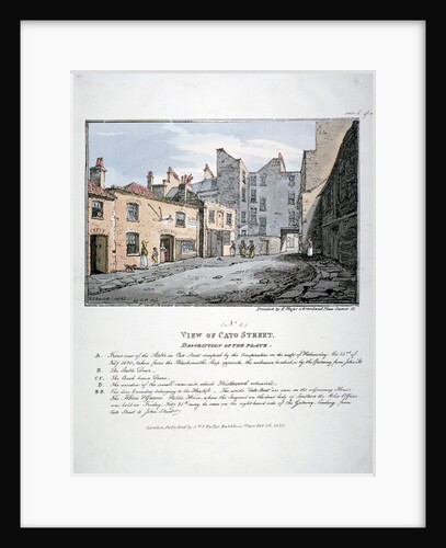 Cato Street, Marylebone, London by F Moser