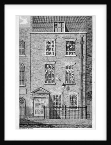 House that the artist James Barry lived in, Eastcastle Street, Marylebone, London by Thomas Prattent