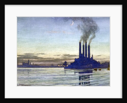 Lots Road Power Station - Evening by Samuel Harry Hancock