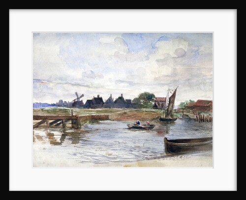 River Scene by Anna Lea Merritt