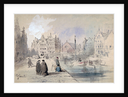 Ghent by Sir John Gilbert