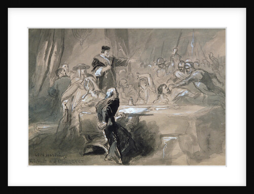 Arrest of Lord Hastings by Sir John Gilbert